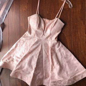 Blush pink party / cocktail dress